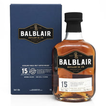 画像をギャラリービューアに読み込む, バルブレア 15年 700ml 46度 / BALBLAIR 15 YEARS