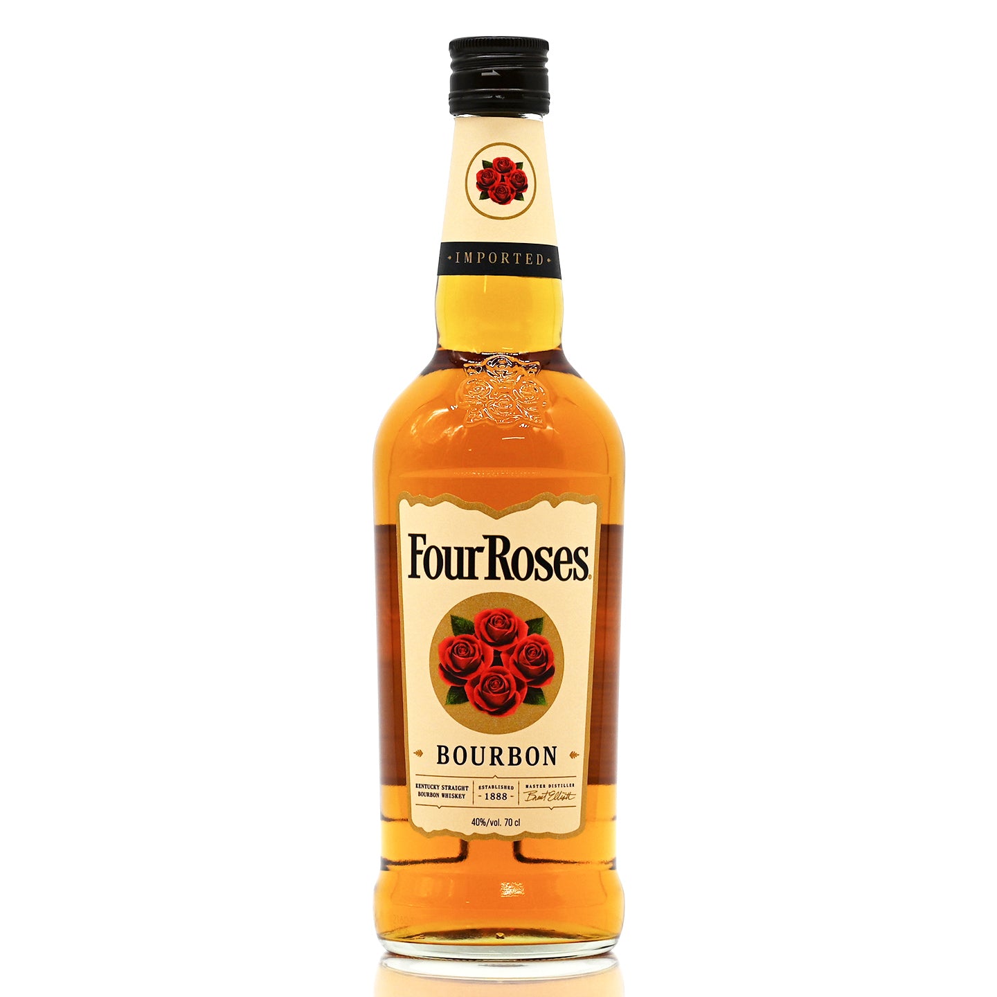 フォアローゼス Four Roses ４本セット 700ml ウイスキー フォアローゼズ 700ml 40度 / FOUR ROSES BOURBON – ヒャクテン