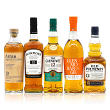 画像をギャラリービューアに読み込む, 【スコッチセレクション #1】はじめてのスコッチ シングルモルトウイスキー100ml 5本セット