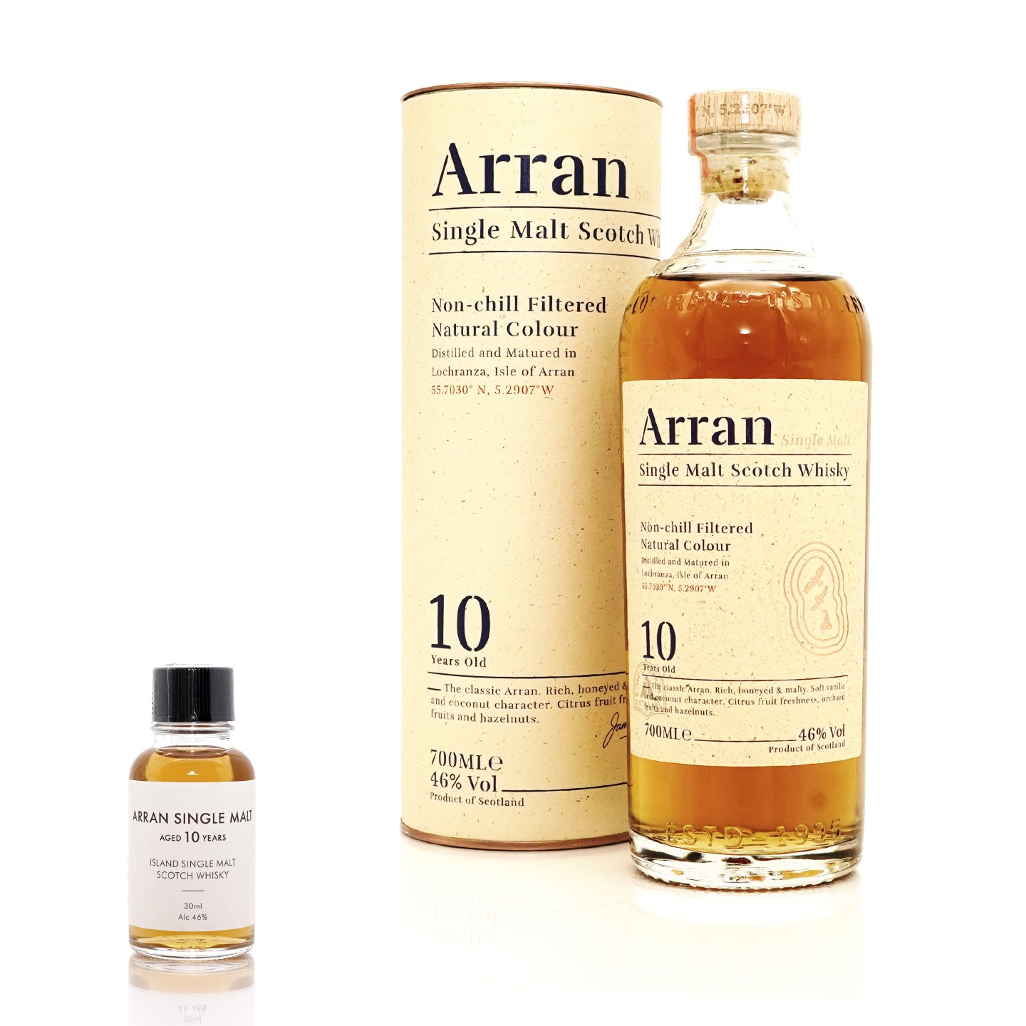 30ml】アランモルト 10年 46度 / ARRAN SINGLE MALT 10 YEARS