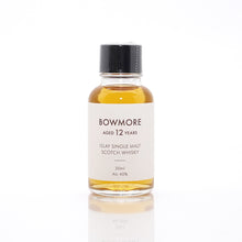 画像をギャラリービューアに読み込む, テイスティングボトル ボウモア 12年