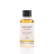 画像をギャラリービューアに読み込む, テイスティングボトル グレンエルギン 12年