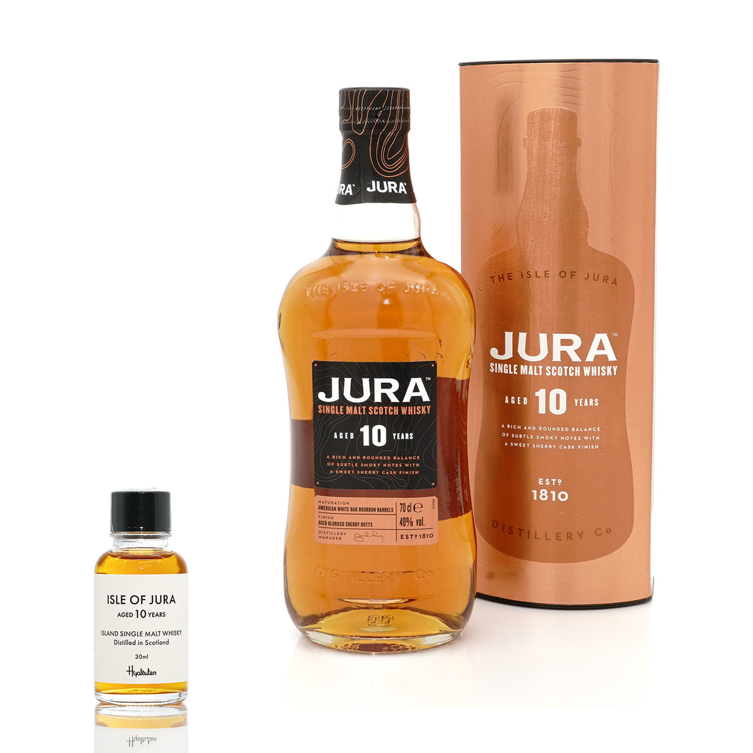 ジュラ 10年　200ml 40度　元箱 JURA 10 YEARS ISLE 30ml】アイル・オブ・ジュラ 10年 40度 / ISLE OF JURA 10 YEARS