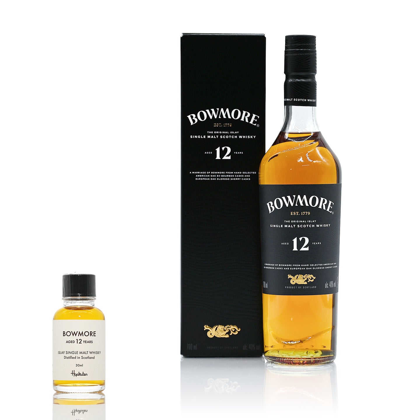 30ml】ボウモア 12年 40度 / BOWMORE 12 YEARS【テイスティングボトル
