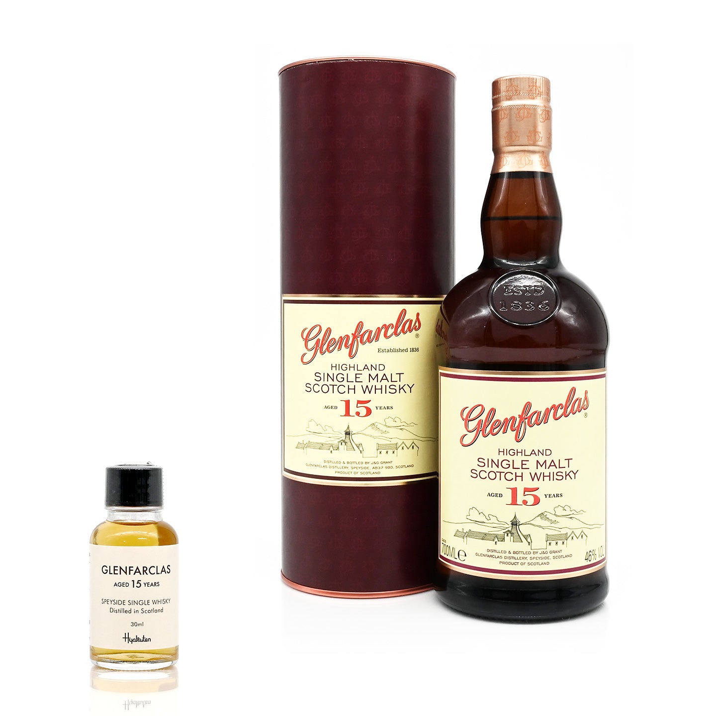 【30ml】グレンファークラス 15年 46度 / GLENFARCLAS 15 YEARS【テイスティングボトル】