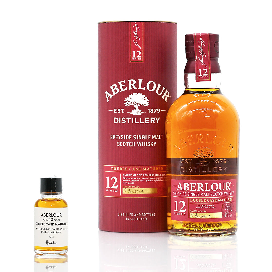 【30ml】アベラワー 12年 ダブルカスクマチュアード 700ml 40度 / ABERLOUR 12 YEARS DOUBLE CASK MATURED【テイスティングボトル】