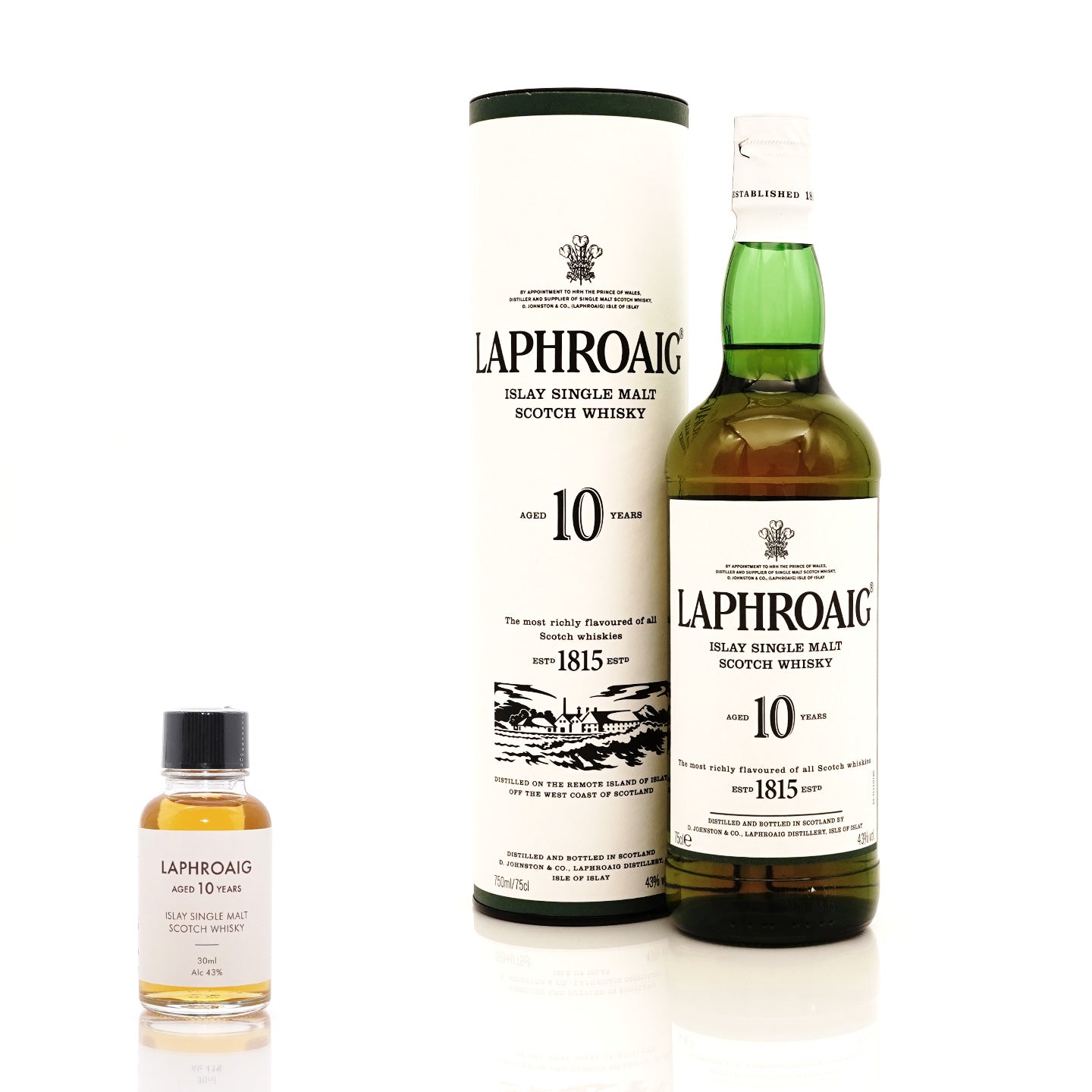 ラフロイグ10年43度 ×4本 tastingBottle_30ml_11110720_or