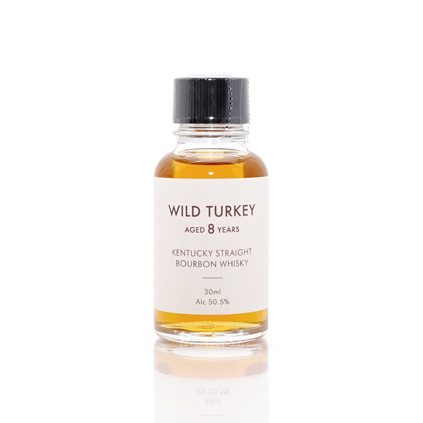 30ml】ワイルドターキー 8年 50.5度 / WILD TURKEY 8 YEARS【テイスティングボトル】 – ヒャクテン