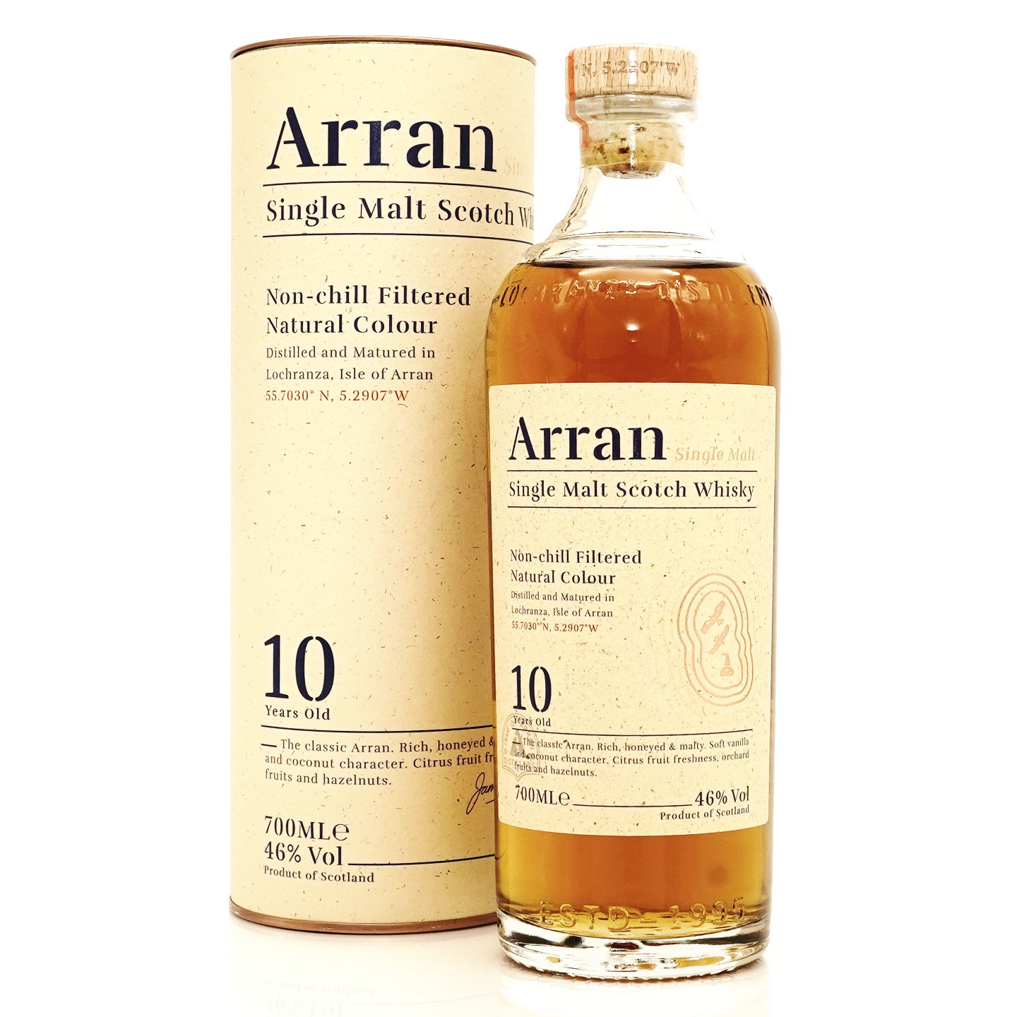 アランモルト10年 700ml 46度 / ARRAN SINGLE MALT 10 YEARS – ヒャクテン