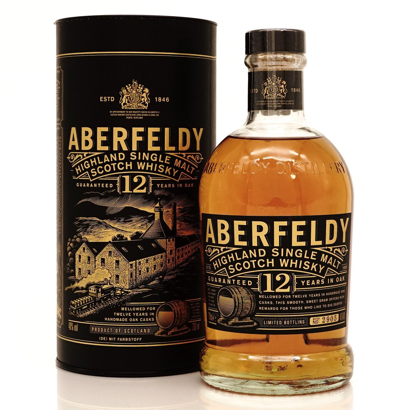 アバフェルディ12年 700ml 40度 / ABERFELDY 12 YEARS – ヒャクテン