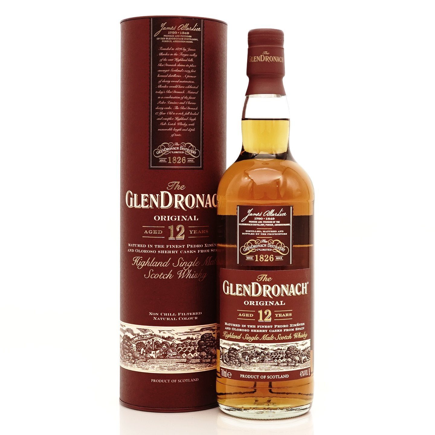 グレンドロナック12年 700ml 43度 / GLENDRONACH 12YEARS – ヒャクテン